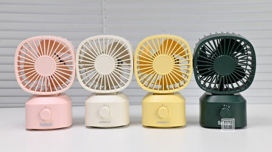 Portable Desk Fans - Multiple Colors Available