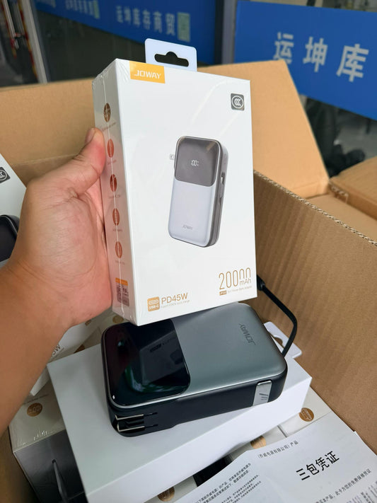 JOWAY PD45W Power Bank with Built-in Plug - Wholesale