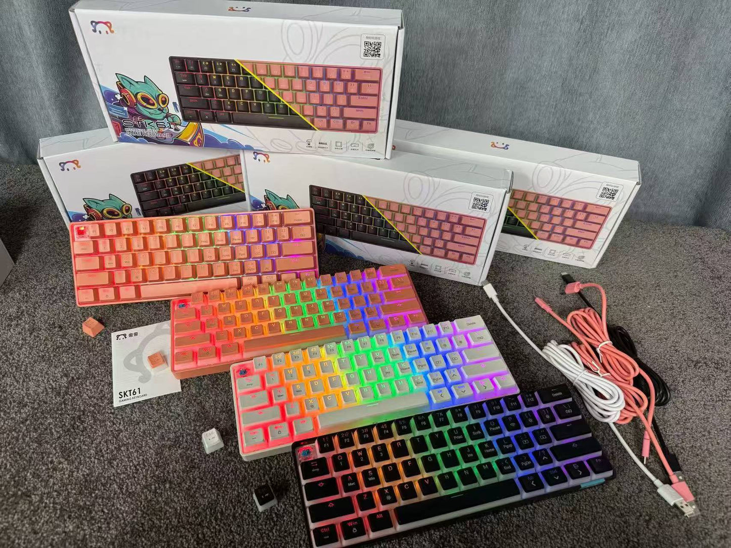 STK61 RGB Mechanical Gaming Keyboard - Wholesale