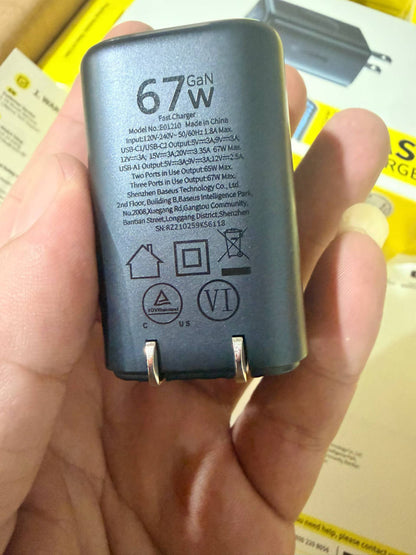 Baseus 67W GaN Fast Charger - Wholesale