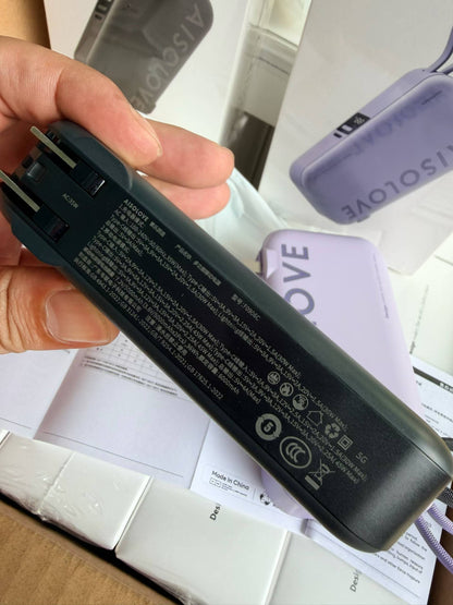 AISOLOVE Portable Power Bank with Built-in AC Plug - Wholesale