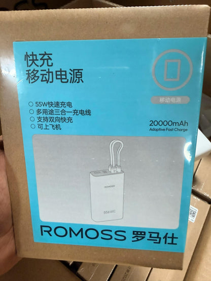 ROMOSS 55W 20000mAh Power Bank - Wholesale